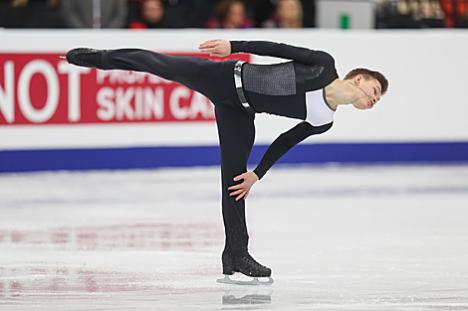 Расіянін Міхаіл Каляда лідзіруе пасля кароткай праграмы на ЧЕ ў Мінску