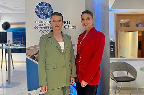 Прадстаўнікі НАК Беларусі прынялі ўдзел у Еўрапейскім вечары спорту ў Бруселі