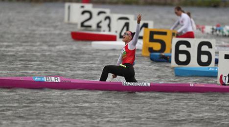 Беларускі жаночы экіпаж каноэ-чацвёркі выйграў золата ЧС у Даніі
