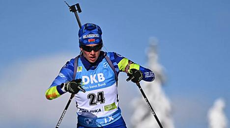 Ганна Сола выйграла бронзу ў спрынце на этапе КС па біятлоне ў Швецыі