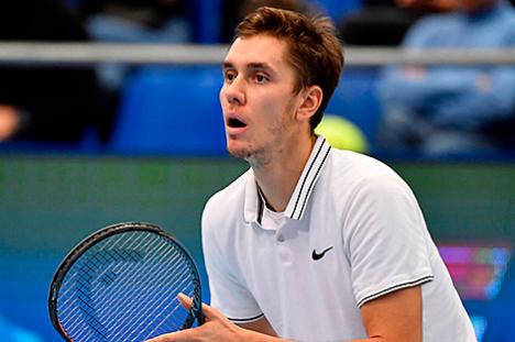 Беларускі тэнісіст Ягор Герасімаў выйшаў у 1/8 фіналу турніру ў Марсэлі