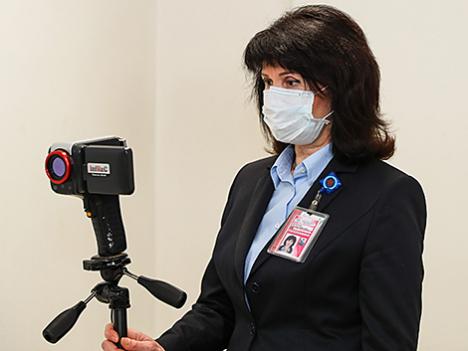 У Беларусі праводзяць цеплавізійны кантроль пасажыраў, якія прыбываюць з буйнейшых аэрапортаў