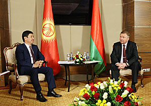 Кабякоў: Беларусь гатова да пераходу ад тавараабмену да рэалізацыі інвестпраектаў з Кыргызстанам