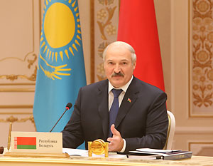 Аляксандр Лукашэнка: Развіццё інтэграцыі павінна ўяўляць сабой рух наперад ва ўстараненні любых бар'ераў