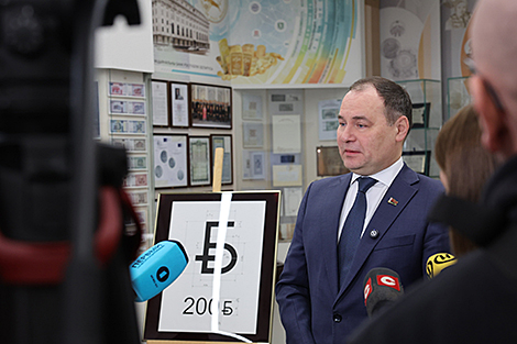 Калі пачнуць выкарыстоўваць новы графічны знак беларускага рубля, расказаў кіраўнік Нацбанка