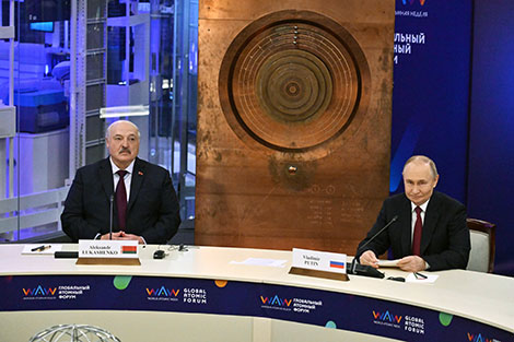 Лукашэнка аб прапанове Пуціна па ДСНУ: выдатная ініцыятыва