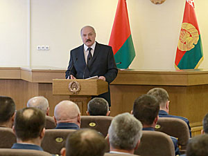 Лукашэнка: Мытная служба прызначана стаць адным з ключавых элементаў забеспячэння эканамічнай бяспекі дзяржавы