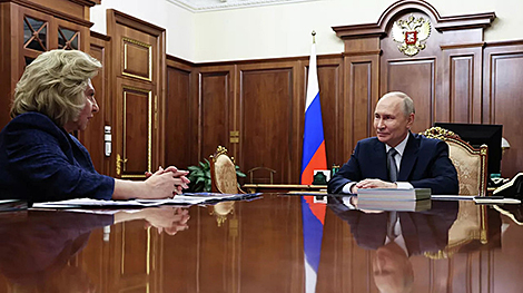 Маскалькова на сустрэчы з Пуціным падзякавала Беларусі за садзейнічанне ў абмене палоннымі паміж РФ i Украінай