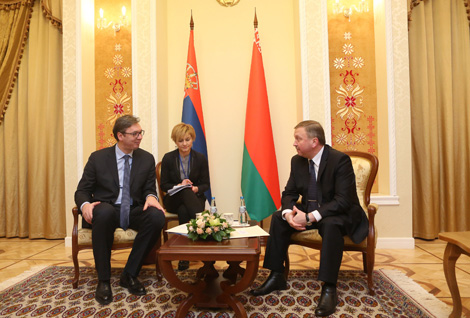 Кабякоў: Беларусь разлічвае на развіццё гандлёва-эканамічных адносін з Сербіяй