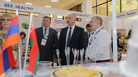 Беларускія прадукты харчавання прадстаўлены на выстаўцы ў Арменіі