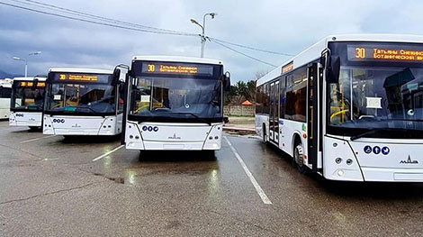 МАЗ паставіў аўтобусы ў Геленджык