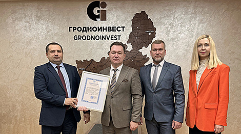 Новы рэзідэнт з экспартна арыентаванай вытворчасцю зарэгістраваны ў СЭЗ 