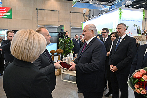 Лукашэнка параіў актыўней прасоўваць на экспарт ільняную прадукцыю