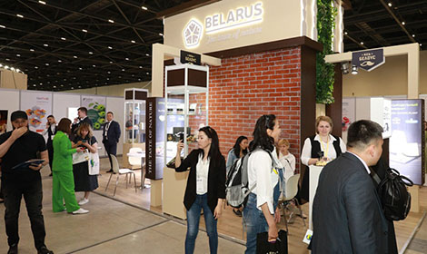 Беларусь прадставіла нацыянальны павільён на харчовай выстаўцы ў Казахстане