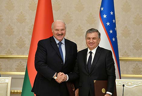 Лукашэнка: дынамічнае развіццё партнёрства з Узбекістанам усяляе ўпэўненасць у перспектывах паглыблення дыялогу