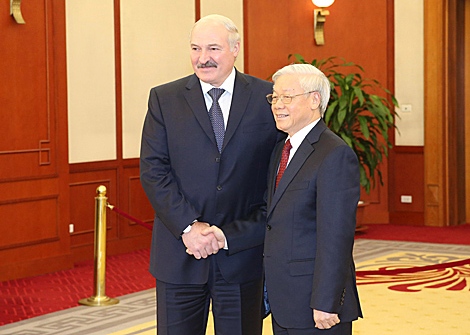 Лукашэнка разлічвае на захаванне пазітыўнай дынамікі развіцця супрацоўніцтва Беларусі і В'етнама