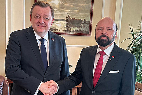 Алейнік абмеркаваў з ганаровым консулам у Швейцарыі актывізацыю міждзяржаўнага ўзаемадзеяння