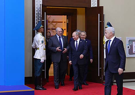 Лукашэнка прымае ўдзел у саміце ЕАЭС у Казахстане