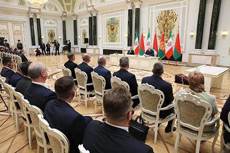 Прэзідэнты Беларусі і Ірана прынялі сумесную заяву аб паглыбленым развіцці беларуска-іранскіх адносін