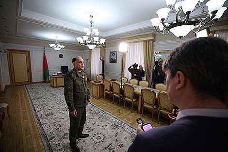 Вальфовіч: раптоўная праверка боегатоўнасці будзе праведзена ў шэрагу іншых воінскіх часцей
