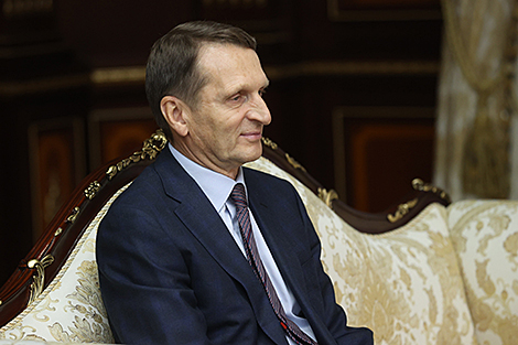 Нарышкін: спецслужбы могуць зрабіць многае для абароны Расіі і Беларусі ад пагроз, якія перыядычна ўзнікаюць
