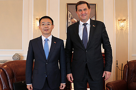 Узаемадзеянне Беларусі і КНР у ШАС. Кіраўнік беларускага МЗС сустрэўся з кітайскім паслом