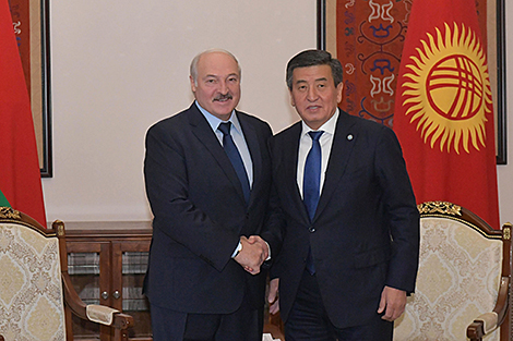 Лукашэнка пацвярджае гатоўнасць Беларусі пашыраць шматпланавыя і эфектыўныя сувязі з Кыргызстанам