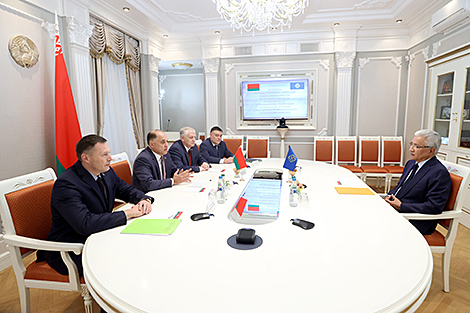 Вальфовіч і генеральны сакратар АДКБ абмяняліся меркаваннямі па актуальных падзеях міжнароднага парадку дня