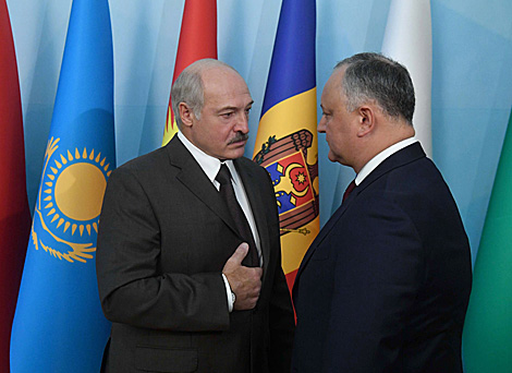 Лукашэнка на палях саміту СНД правёў двухбаковыя сустрэчы