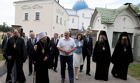 Лукашэнка пра Жыровічы і манастыр: гэта павінна быць жамчужына