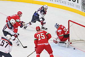 Belarus loses IIHF world championship game to USA

　