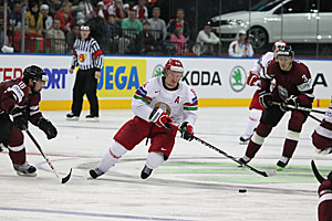 Міхаіл Грабоўскі не дапаможа зборнай Беларусі ў чвэрцьфінальным матчы з хакеістамі Швецыі