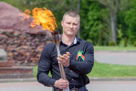 Пламя от Вечного огня из Брестской крепости зажгут в Мемориальном комплексе освободителям Пинска