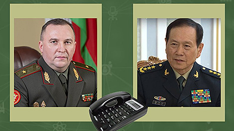 白罗斯和中国国防部长讨论联合作战训练和教育