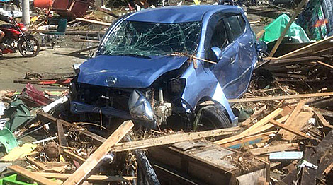 卢卡申科对印尼放生的地震与海啸灾情表示关切与同情