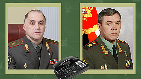 白罗斯和俄罗斯总参谋长讨论军事合作