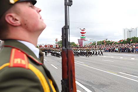 来自五个国家的军事代表团将参加白罗斯解放75周年活动