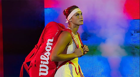 阿丽娜•素博连科与进入排名前10位的世界排名网球选手一步之遥