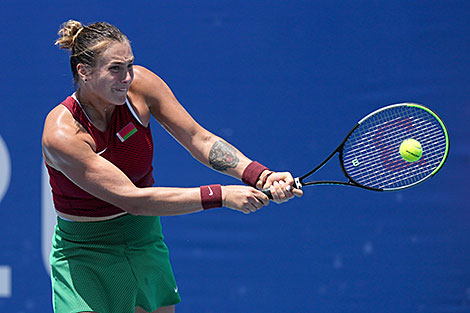 白罗斯网球选手阿丽娜·索博连科在罗马打进1/8决赛