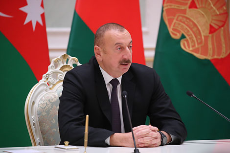 阿利耶夫对白罗斯对在解决纳戈尔诺-卡拉巴赫冲突的问题上的立场表示感谢