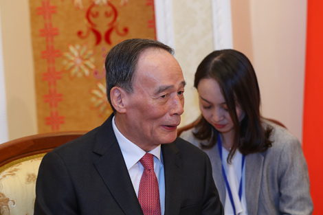 中国国家副主席王岐山：与白罗斯达成的协议定将会得到执行