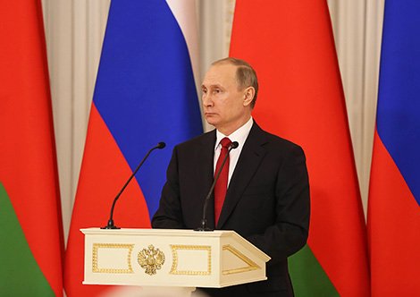 普京保证在国际平台上对白俄罗斯予以政治支持