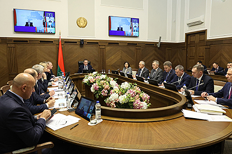 图尔钦主持召开全白俄罗斯人民大会组委会会议