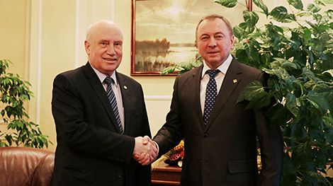 Макей и Лебедев обсудили организацию наблюдения за парламентскими выборами по линии СНГ
