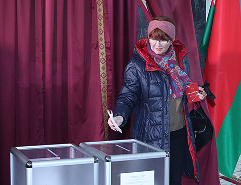 Preliminary voter turnover during parliamentary elections in Belarus at 77.22%