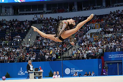 Кацярына Галкіна выйграла бронзу ў турніры па мастацкай гімнастыцы ІІ Еўрапейскіх гульняў