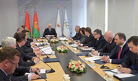 Лукашэнка аб медальнай задачы на II Еўрапейскіх гульнях: не менш, чым у Баку