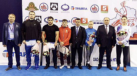 Белорусская федерация борьбы поздравила победителей и призеров II Европейских игр
