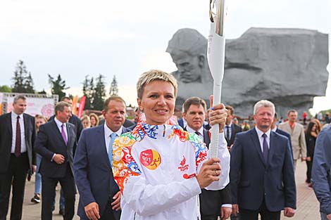 Эстафета огня II Европейских игр отправилась в путь по Беларуси из Брестской крепости