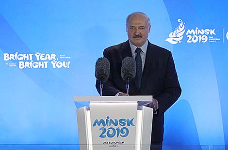 Belarus president describes 2nd European Games as feast of bright impressions, strong emotions